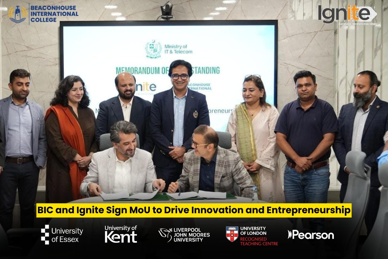 BIC and Ignite Sign Mou