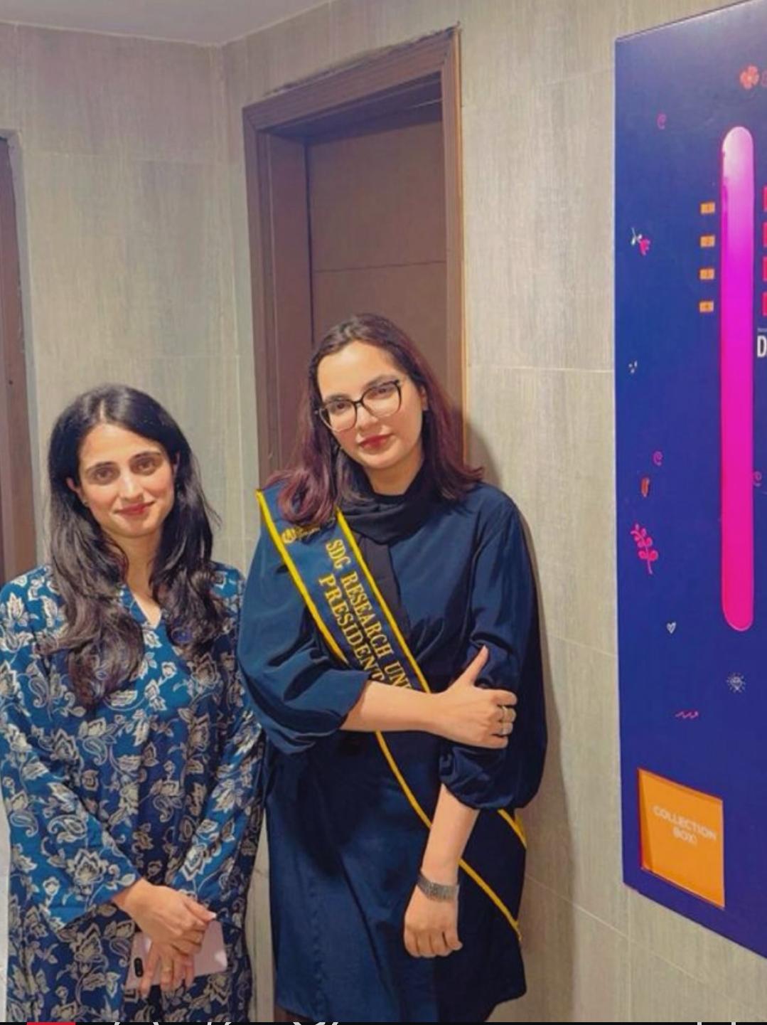 BIC Lahore - SDG Club - installation of menstrual vending machine