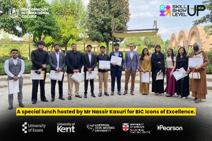 A special lunch hosted by Mr Nassir Kasuri for BIC Icons of Excellence.