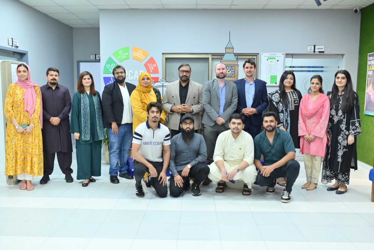 The University of London delegation visited Beaconhouse International College, Faisalabad Campus