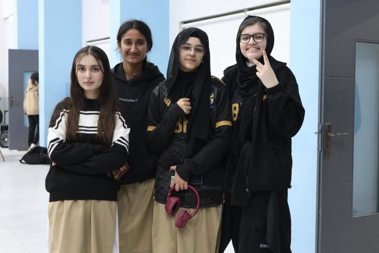 Students Playing Badminton on Day 3 of Sports Fest 2026