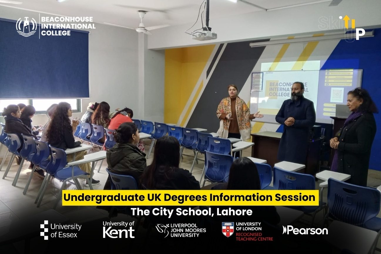 Undergraduate UK Degrees Information Session at The City School, Lahore