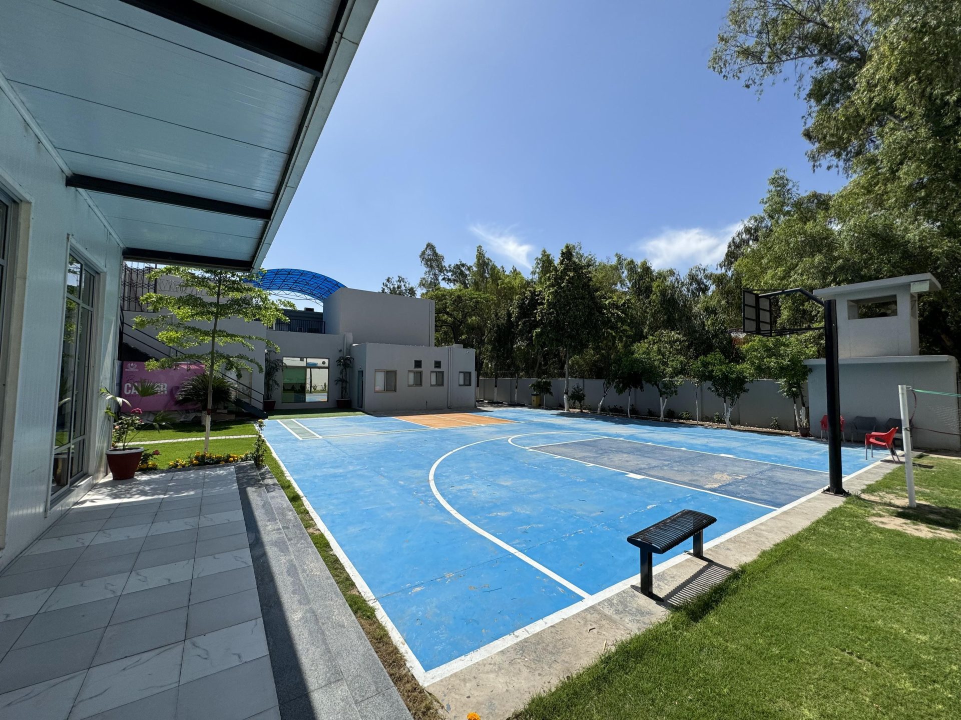 Basketball Courtyard at Faisalabad Campus