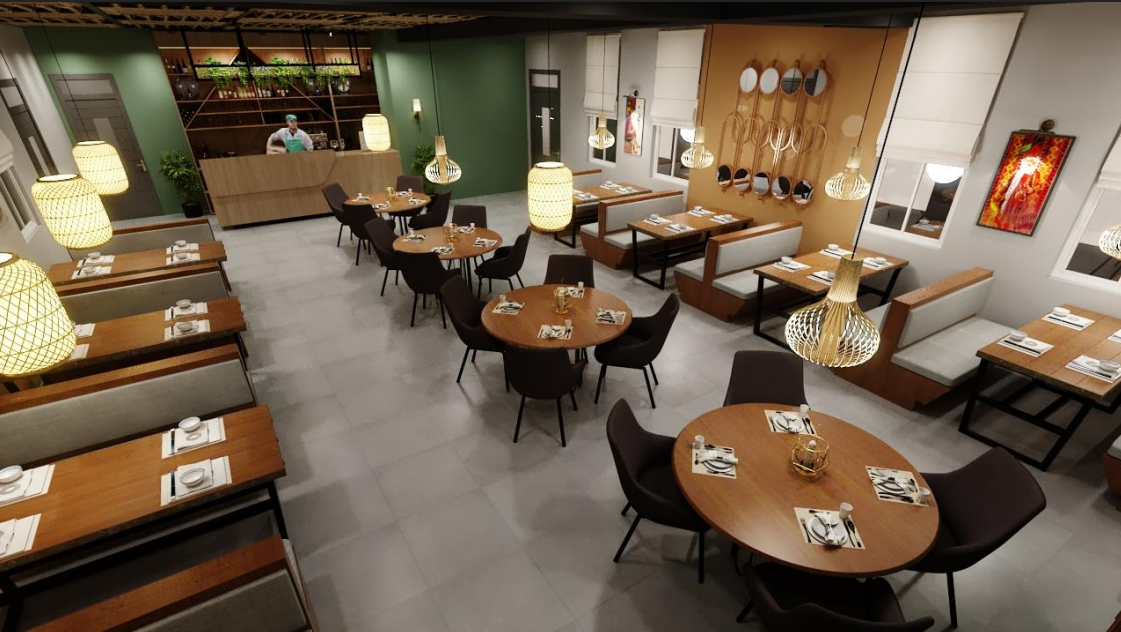 First Floor: Cafe