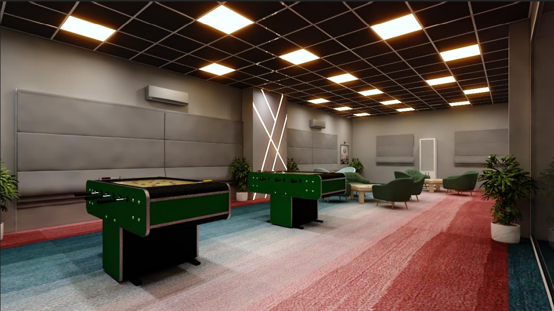 First Floor: Gaming Room
