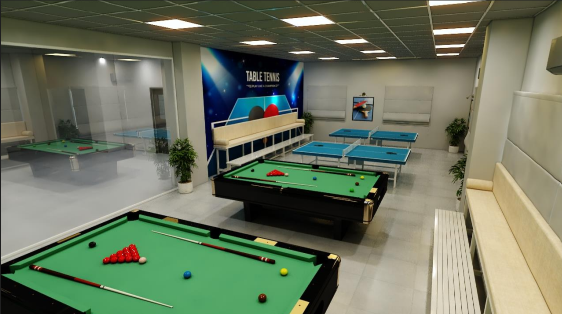 First Floor: Sports Room