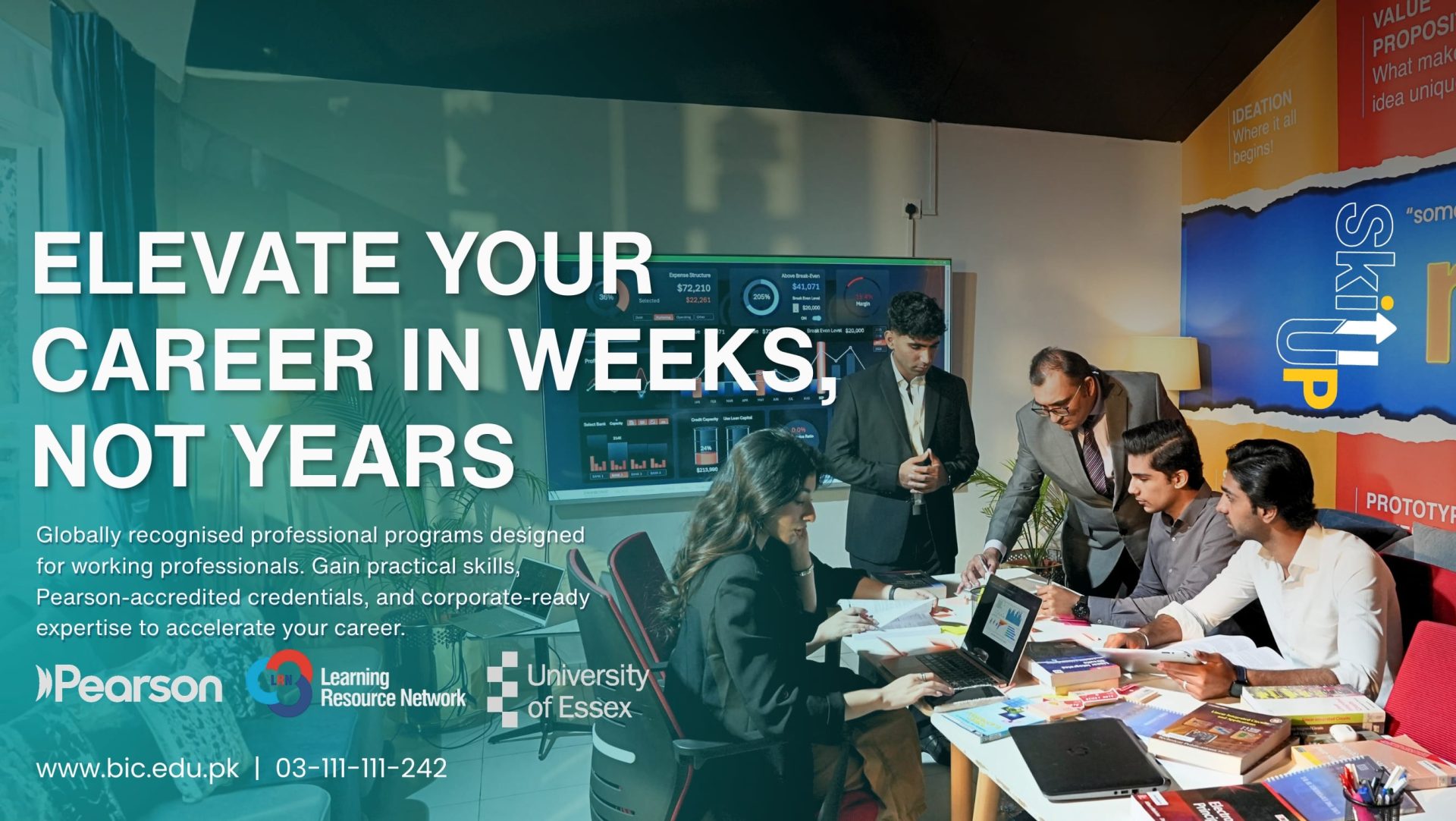 Elevate your career in weeks, not years: BIC Career Development Institute short courses with Pearson, Learning Resource Network and University of Essex